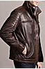 Bradley Waxed Lambskin Leather Moto Jacket 