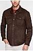 Sawyer Goatskin Suede Leather Shirt Jacket