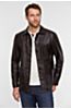 Randy Reversible Lambskin Suede Leather Shirt Jacket