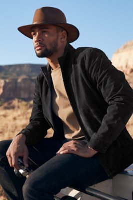 Larson Buffed English Calfskin Leather Jacket Overland