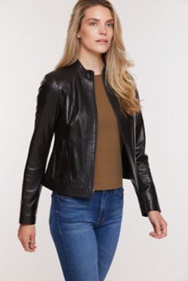 Janine Italian Lambskin Leather Jacket | Overland