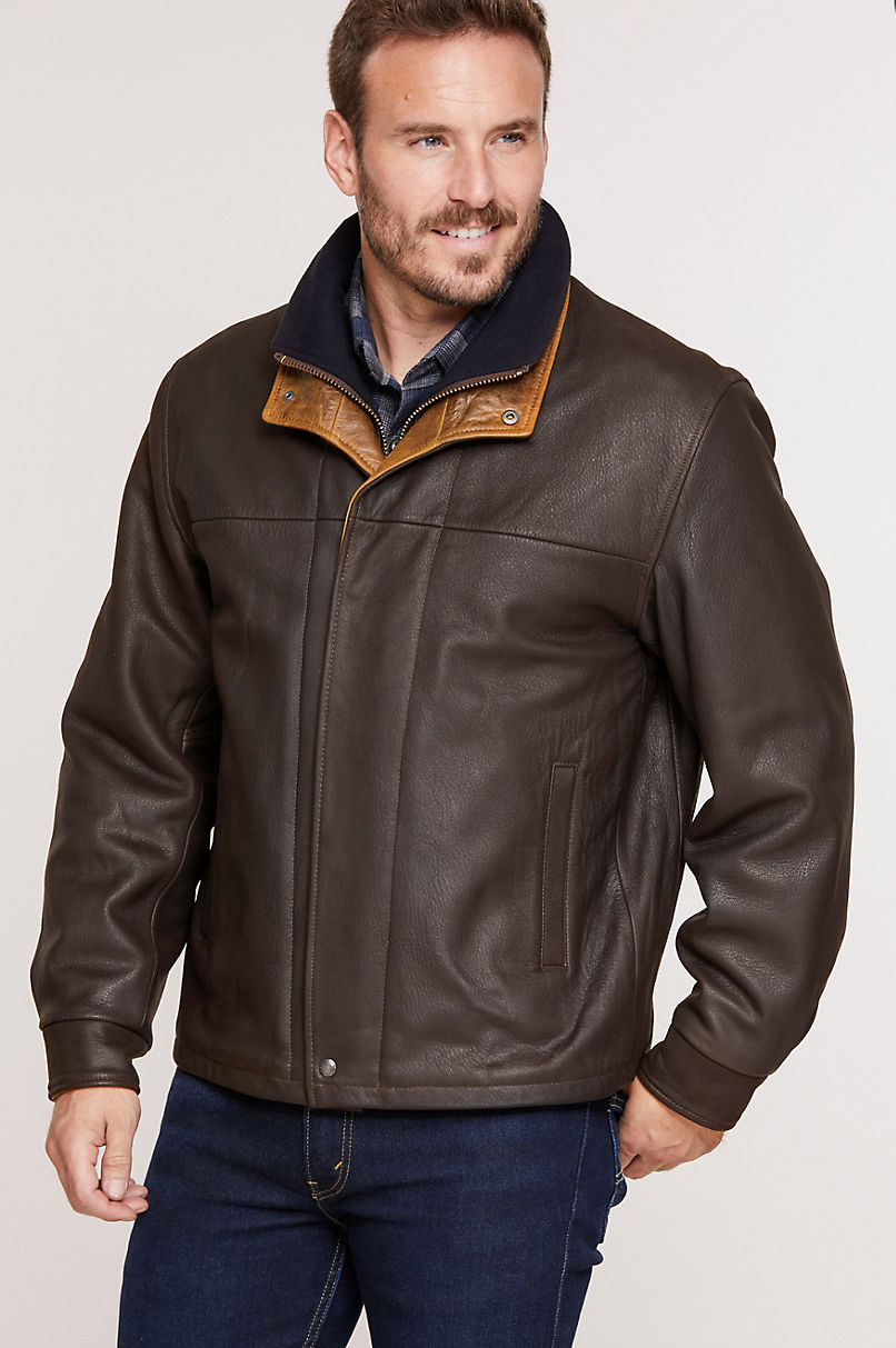 Romano Leather Jacket - Tall (38L-46L) | Overland