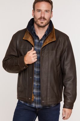 Romano Leather Jacket - Big & Tall (48L-52L) | Overland