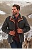 Jack Frost Leather Coat with Spanish Merino Shearling Lining - Tall (40L - 46L)