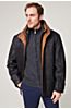 Jack Frost Leather Coat with Spanish Merino Shearling Lining - Big (48 - 52)