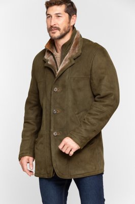 Highlands Forest Spanish Merino Shearling Sheepskin Coat Overland