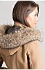 Katy Wool and Cashmere Coat with Coyote Fur Collar
