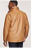 James Italian Lambskin Leather Jacket with Removable Shearling Collar 