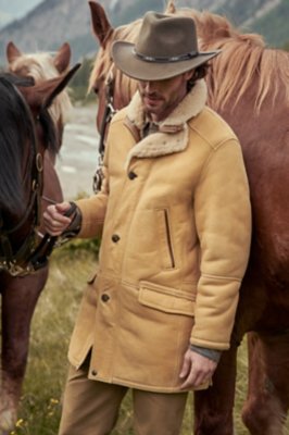Fall Legend Spanish Merino Shearling Sheepskin Rancher Coat Overland