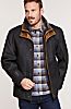 Jack Frost Leather Coat with Spanish Merino Shearling Lining - Big & Tall (48L-52L)