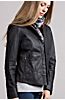Melissa Lambskin Leather Moto Jacket