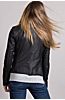 Melissa Lambskin Leather Moto Jacket