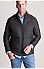 George Quilted Thinsulate Jacket with Leather Trim