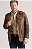 Ronald Distressed Lambskin Leather Blazer Jacket