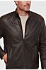 Larson Pebbled Italian Lambskin Leather Jacket