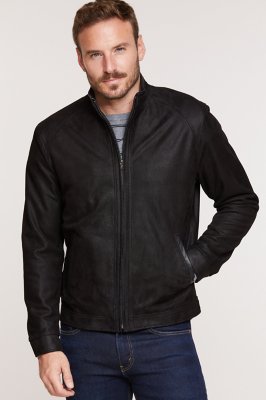 Zachary Italian Lambskin Leather Jacket Overland
