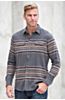 Tailor Vintage Blanket Stripe Cotton Flannel Shirt