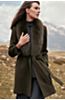 Gillian Loro Piana Wool Coat with Fox Fur Trim