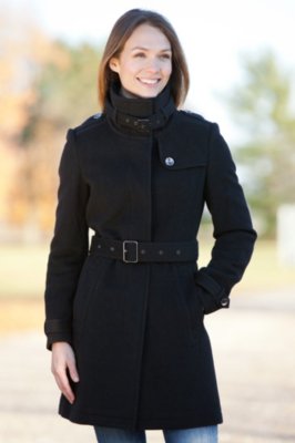 Ellie AngoraBlend Wool Trench Coat Overland