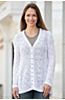 Indigenous Relaxed Sheer Organic Cotton Cardigan Sweater