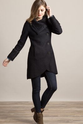 Luxury Wool Alpaca Wrap Coat