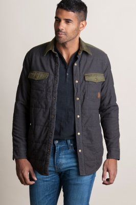 Walker Quilted Cotton Flannel Shirt Jacket | Overland