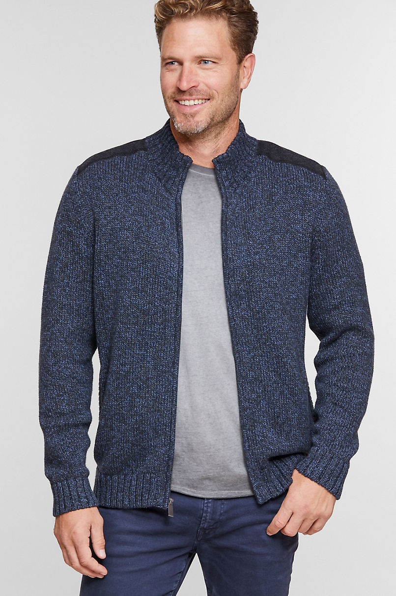 Tate Cotton Full-Zip Sweater | Overland