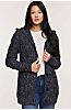 Tove Hooded Cable-Knit Marled Cotton Cardigan Sweater