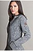 Aurora Hooded Italian Wool-Blend Fleece Jacket