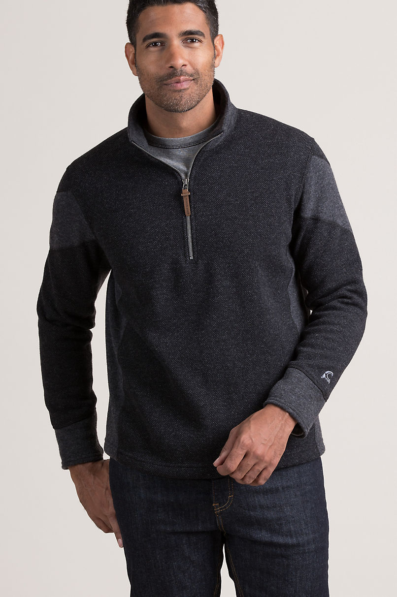 Amerigo Italian Wool-Blend Fleece Pullover Sweater | Overland