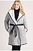Annette Hooded Peruvian Alpaca Wool Coat – Plus (18 – 24)
