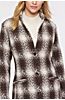 Adelaide Diamond Jacquard Plaid Wool Coat       