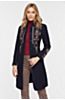 Willow Western Embroidered Wool-Blend Coat