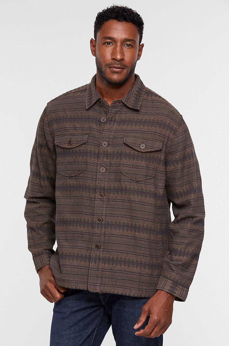 Twin Lakes Cotton Jacquard Shirt Jacket | Overland