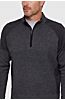 Liam Wool-Cotton Blend Quarter-Zip Pullover