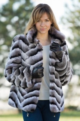 Charlotte Rabbit Fur Jacket