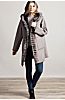 Audrey Reversible Wool and Cashmere Coat with Mink Fur Trim