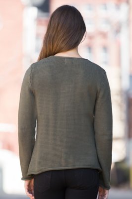 Pure Handknit Trailblazer Cotton Cardigan Sweater