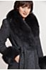 Audrey Alpaca Wool-Blend Coat with Fox Fur Trim