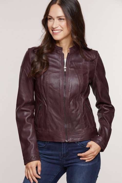 Women's Leather Moto Jackets | Overland