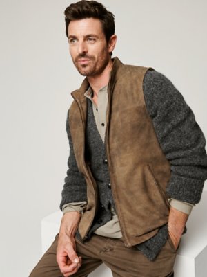 suede vest