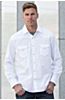 Ryan Michael Clip Jacquard Cotton Shirt