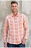 Ryan Michael Ombre Dobby Plaid Cotton Shirt