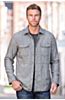 Jeremiah Gray Canvas Wool-Blend Shirt Jacket