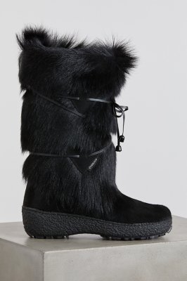 Women’s Anna Wool-Lined Goat Fur and Calfskin Boots | Overland