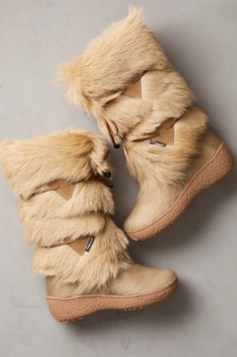 Women's Anna Wool-Lined Goat Fur and Calfskin Boots | Overland