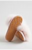Women’s Fiona Australian Sheepskin Scuff Sandal Slippers with Fox Fur Trim