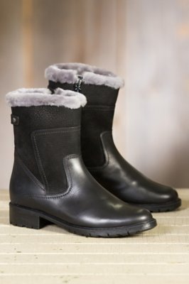 shearling lined waterproof boots