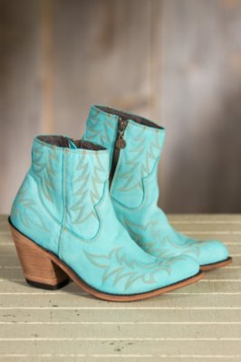 Women’s Liberty Black Short Nubuck Turqueza Leather Boots | Overland