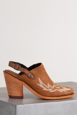 mules with backstrap